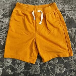 GAP Toddler Orange Sweat Shorts 2T 3T Elastic Waist Drawstring Athletic Casual